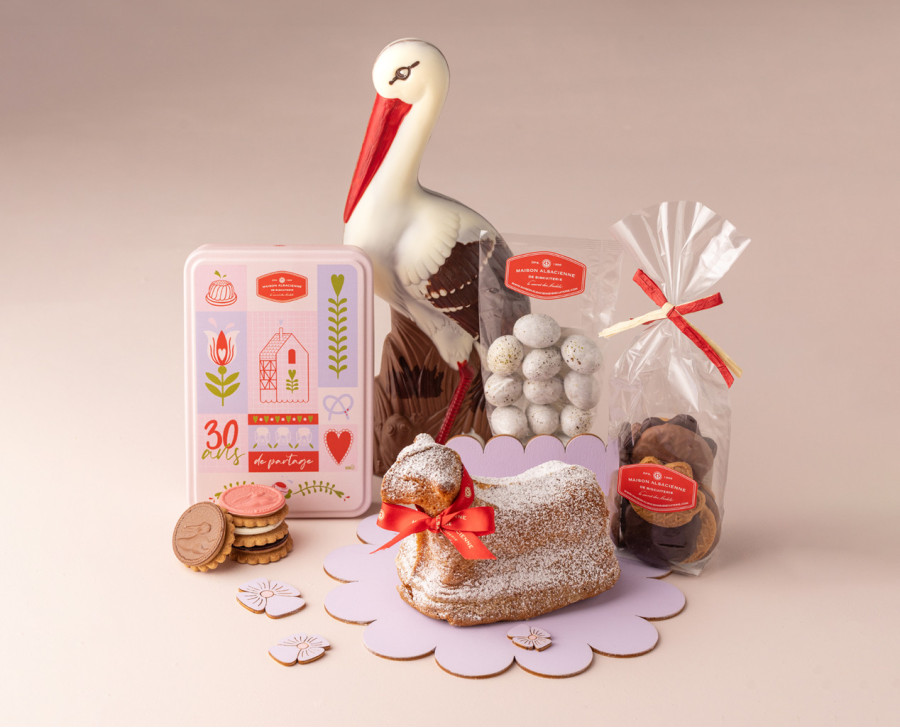 Osterbredele Basket: Easter chocolate and biscuits | Maison Alsacienne de Biscuiterie Osterbredele Basket: Easter chocolate and biscuits | Maison Alsacienne de Biscuiterie