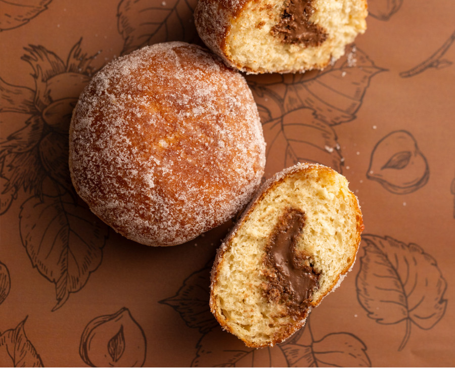 Chocolate & Hazelnut Beignet - Decadent beignet | Maison Alsacienne de Biscuiterie