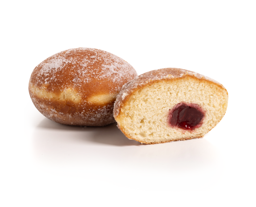 Beignet framboise - beignet de carnaval et mardi gras Beignet framboise - beignet de carnaval et mardi gras
