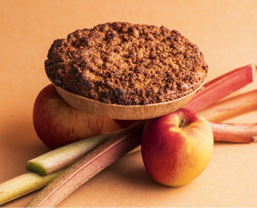Apple & Rhubarb Streusel — Alsace dessert | Maison Alsacienne de Biscuiterie
