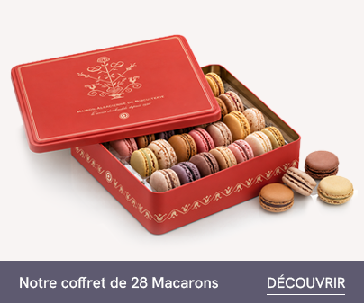 Notre boite de 28 macarons